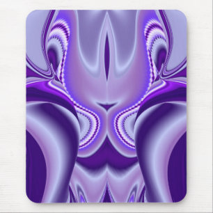 Purple Flower Dream , Abstract Fantasy Rainbow-Art Mouse Mat