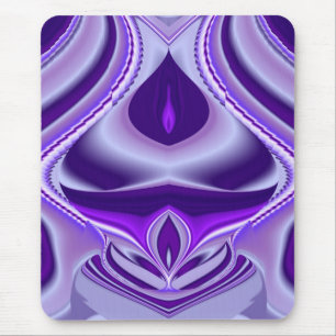 Purple Flower Dream , Abstract Fantasy Rainbow-Art Mouse Mat