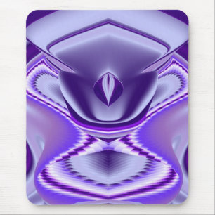 Purple Flower Dream , Abstract Fantasy Rainbow-Art Mouse Mat