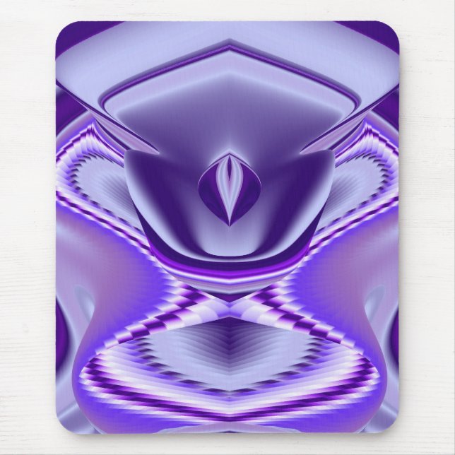 Purple Flower Dream , Abstract Fantasy Rainbow-Art Mouse Mat (Front)