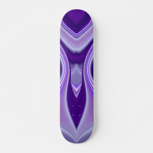 Purple Flower Dream , Abstract Fantasy Rainbow-Art Skateboard