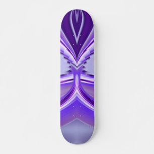 Purple Flower Dream , Abstract Fantasy Rainbow-Art Skateboard