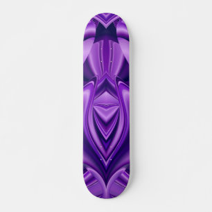 Purple Flower Dream , Abstract Fantasy Rainbow-Art Skateboard