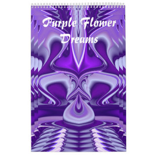 Purple Flower Dreams Calendar