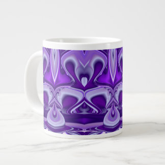 Purple Flower Dreams Large Coffee Mug