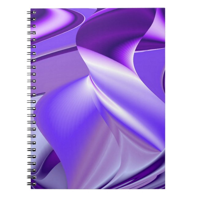 Purple Flower Dreams Notebook (Front)