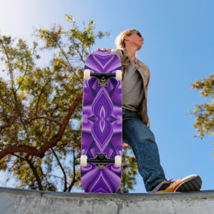 Purple Flower Dreams Skateboard