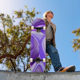 Purple Flower Dreams Skateboard