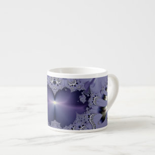Purple Flower Espresso Cup