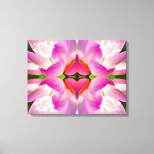 PURPLE FLOWER - Fractal Art - Canvas Print