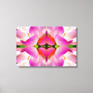 PURPLE FLOWER - Fractal Art - Canvas Print