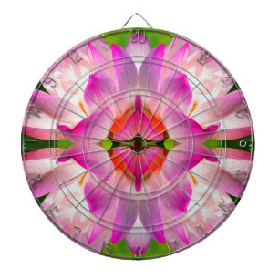 PURPLE FLOWER - Fractal Art - Dartboard