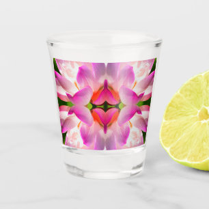 PURPLE FLOWER - Fractal Art - Shot Glass
