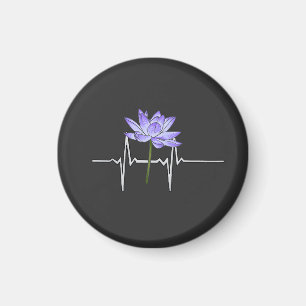 Purple Flower Gardener Magnet