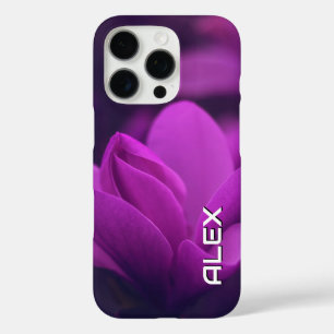 Purple Flower in Soft Light iPhone 16 Pro Case