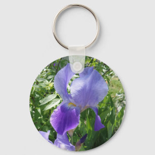 Purple Flower Keychain