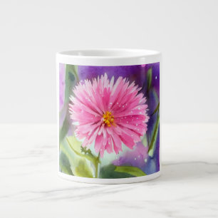 Purple Flower Large Coffee Mug