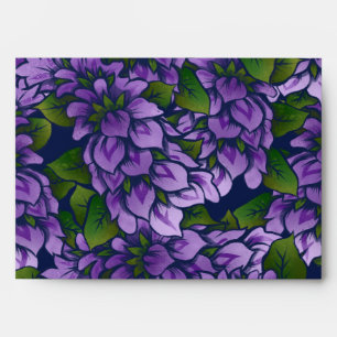 Purple Flower Lilac Art Envelope