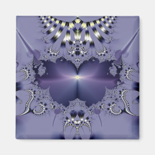 Purple Flower Magnet