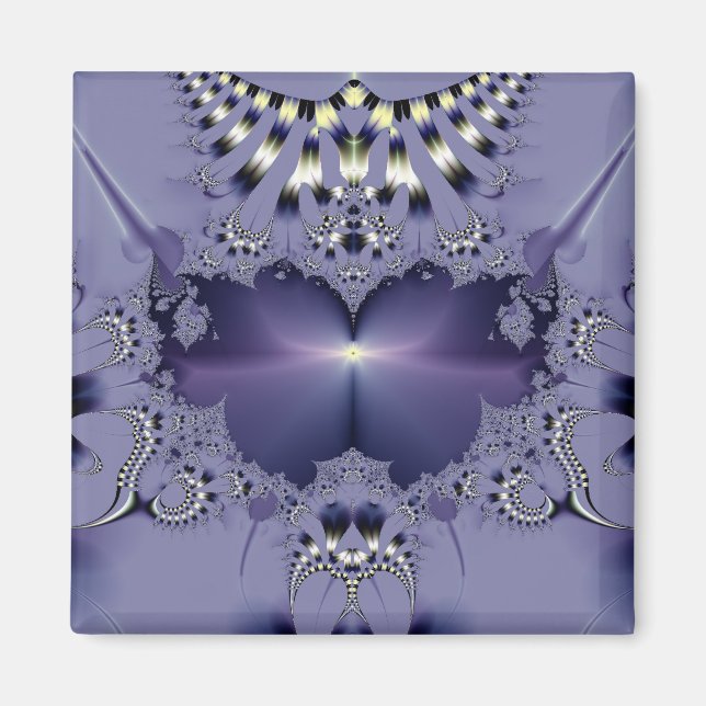 Purple Flower Magnet (Front)