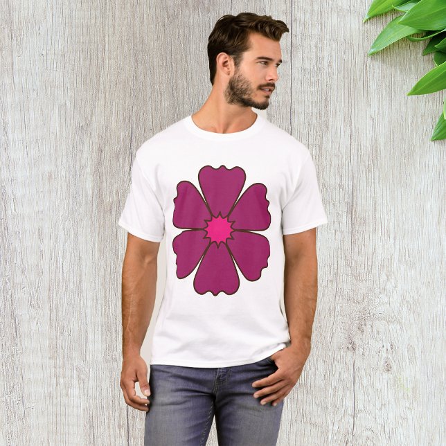Purple Flower Mens T-Shirt (Creator Uploaded)