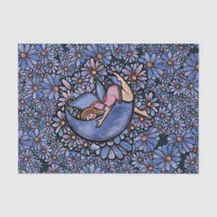 Purple Flower Moon Fairy                           Tissue Paper