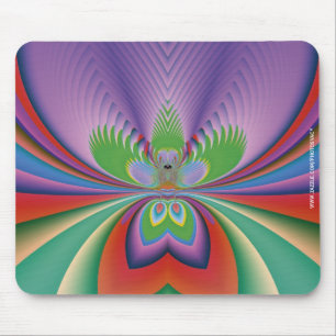 Purple Flower Mouse Mat