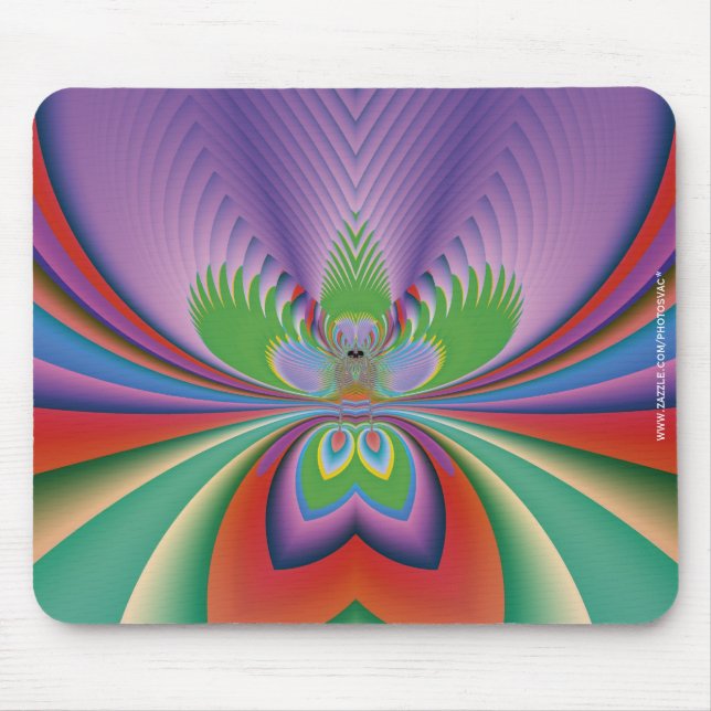 Purple Flower Mouse Mat (Front)