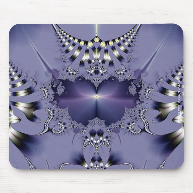 Purple Flower Mouse Mat (Front)
