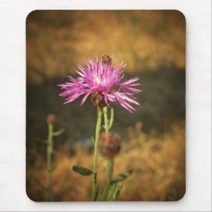 Purple Flower Mouse Mat