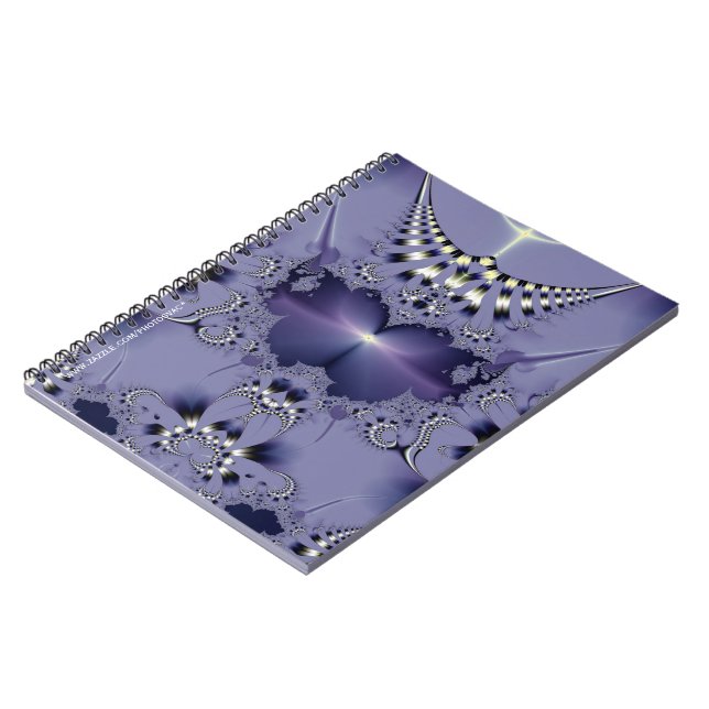 Purple Flower Notebook (Left Side)