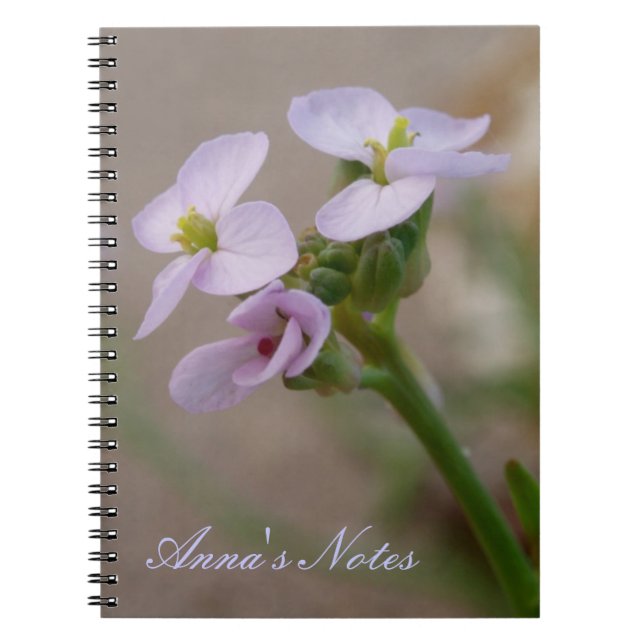 Purple Flower Notebook (Front)