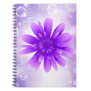 Purple Flower Notebook