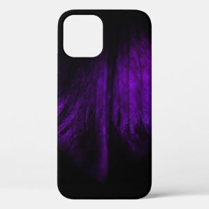 Purple flower petal iPhone 12 case