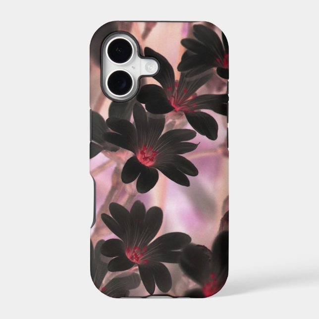 Purple Flower Photo Negative Elegant (Back)