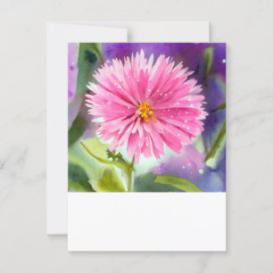 Purple Flower Postcard