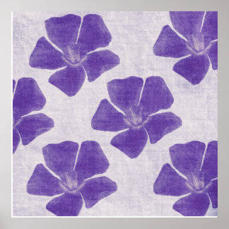 Purple Flower Print
