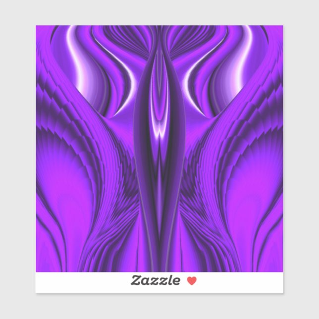 Purple Flower Rainbow Dreams, Angel Wings (Sheet)