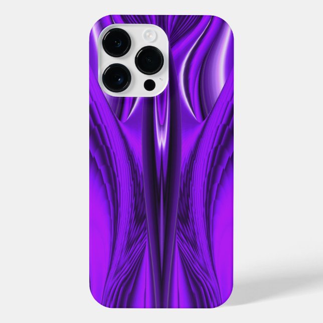 Purple Flower Rainbow Dreams Angel Wings iPhone Case (Back)