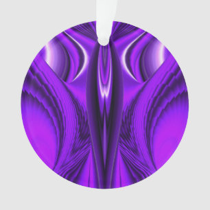 Purple Flower Rainbow Dreams , Angel Wings Ornament