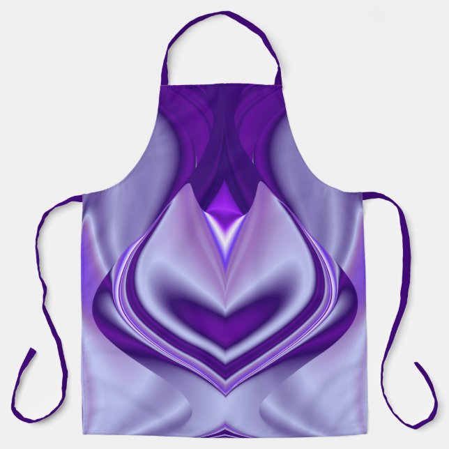 Purple Flower Rainbow Dreams Apron (Front)