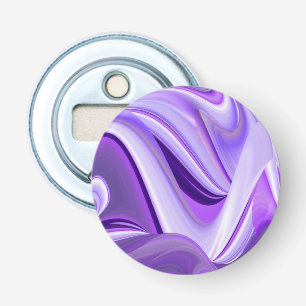 Purple Flower Rainbow Dreams Bottle Opener