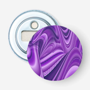Purple Flower Rainbow Dreams Bottle Opener