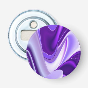 Purple Flower Rainbow Dreams Bottle Opener
