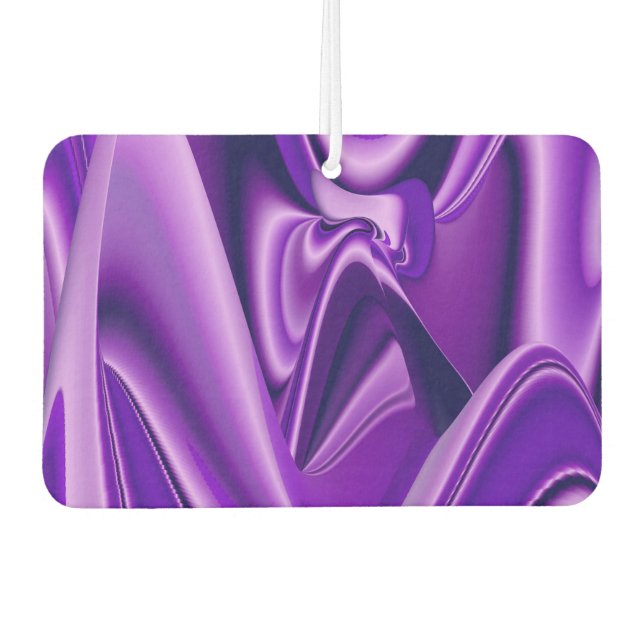 Purple Flower Rainbow Dreams Car Air Freshener (Front)