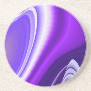 Purple Flower Rainbow Dreams Coaster