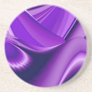 Purple Flower Rainbow Dreams Coaster
