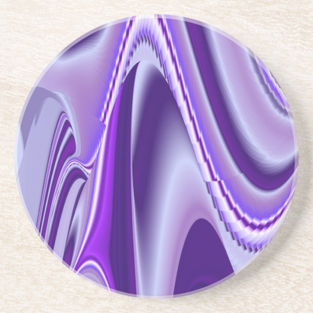 Purple Flower Rainbow Dreams Coaster (Front)