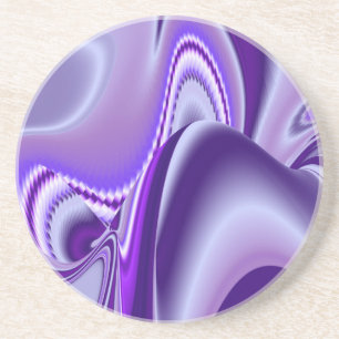Purple Flower Rainbow Dreams Coaster