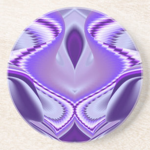 Purple Flower Rainbow Dreams Coaster